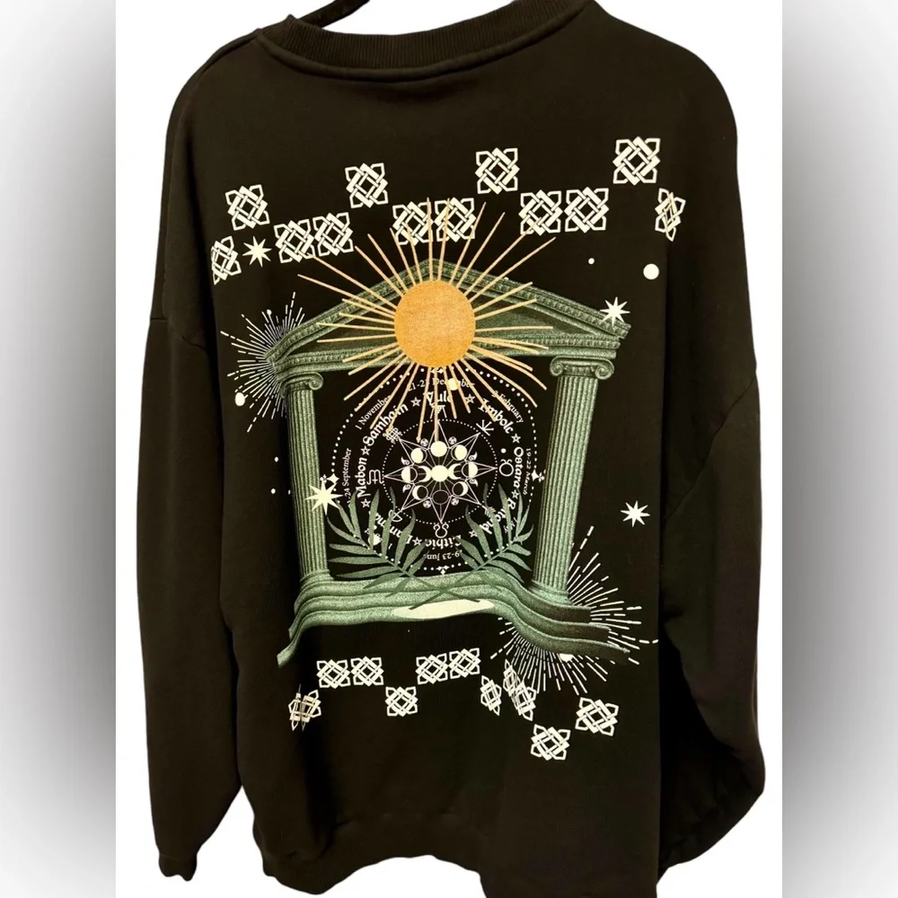 Mens sweatshirt ASOS black XL - Picture 1 of 2